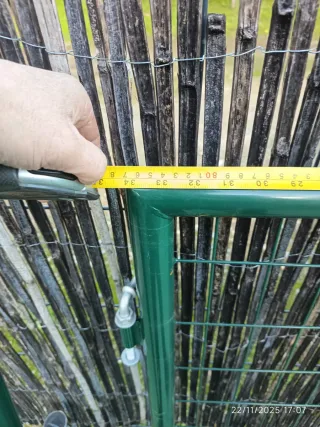 Puerta Metálica Jardín Exterior Valla