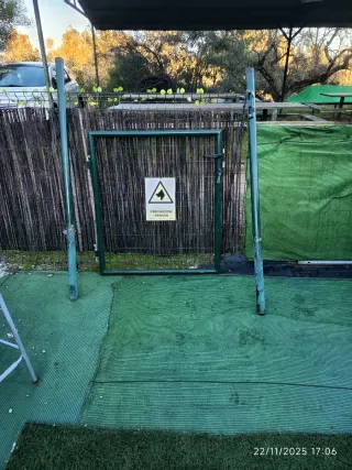 Puerta Metálica Jardín Exterior Valla