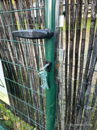 Puerta Metálica Jardín Exterior Valla