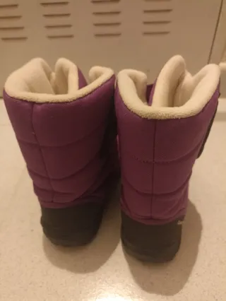 Botas de nieve para niña moradas