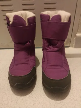 Botas de nieve para niña moradas