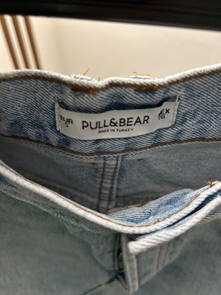 Gonna jeans strappata