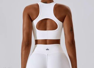 Top sportivo Alo nero taglia unica