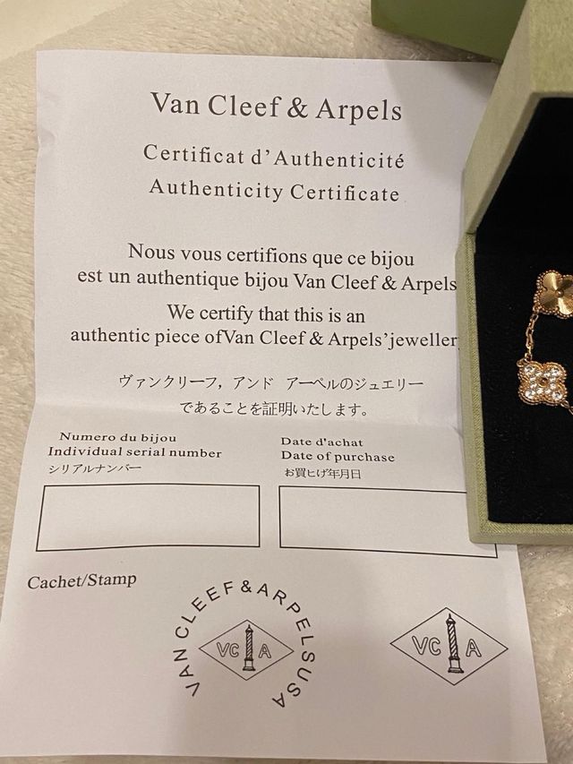 Bracciale Van Cleef & Arpels Oro