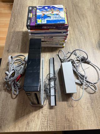 Consola Nintendo Wii Negra + Juegos