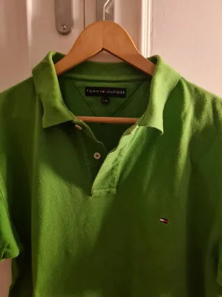 Polo Tommy Hilfiger Verde Talla L