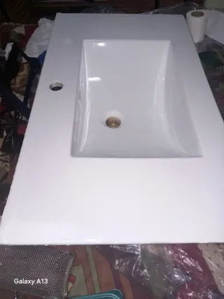 Lavabo de encastrar Blanco