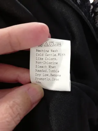 Abito da sera paillettes nero