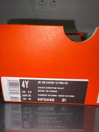 Botas Fútbol Nike Zoom Vapor 16 Pro FG Junior