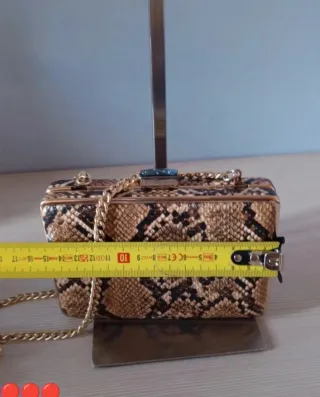 Pochette Mango effetto pitone