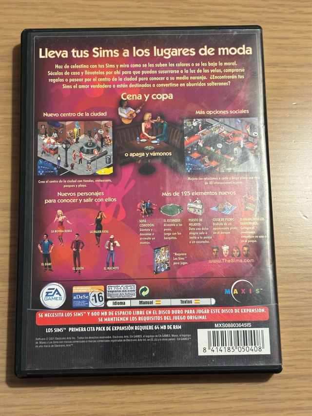 Los Sims Primera Cita Expansión PC