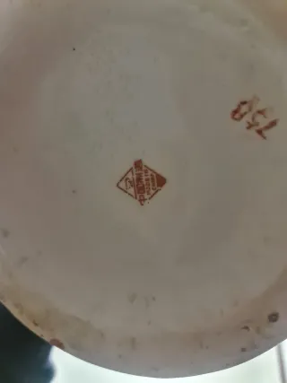 Jarrón Chino Porcelana con peana