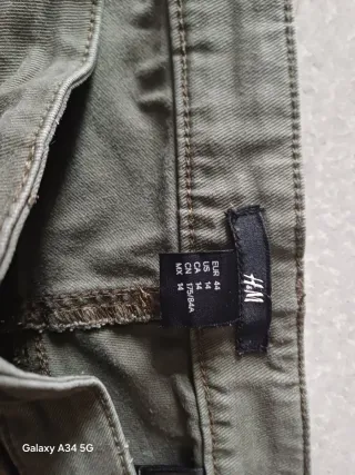 Shorts H&M verde oliva taglia M