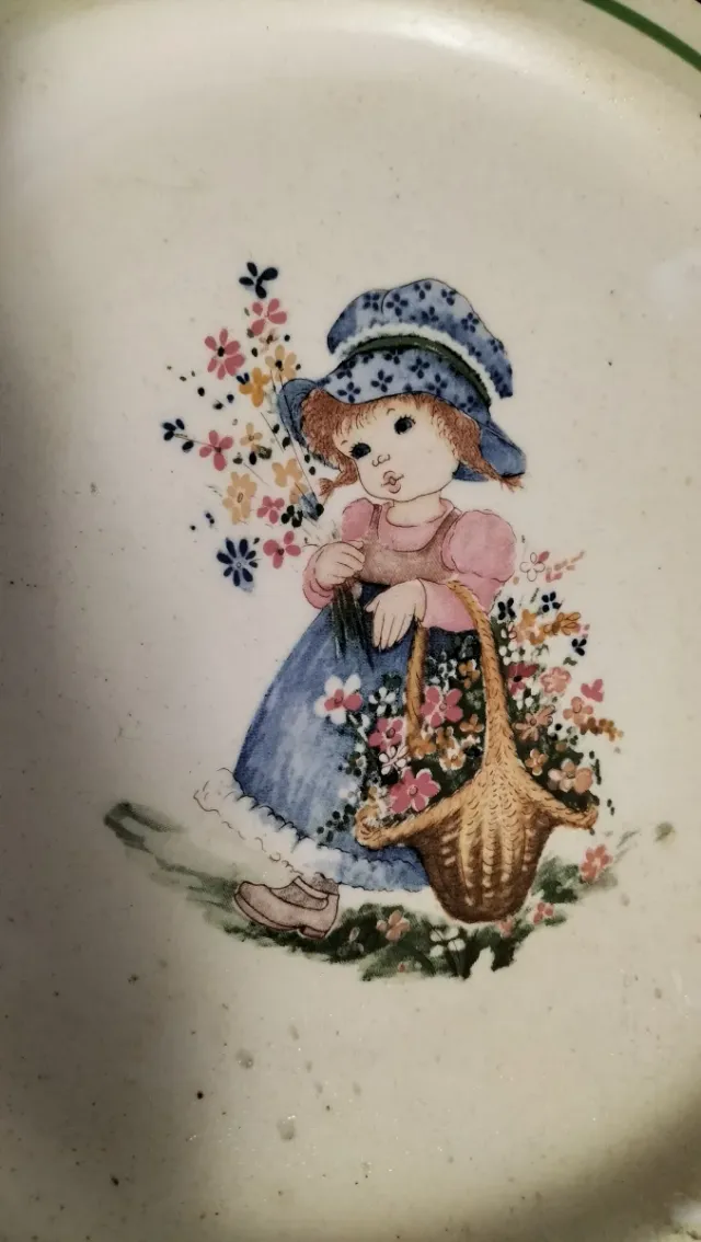 Plato decorativo La Segoviana niña