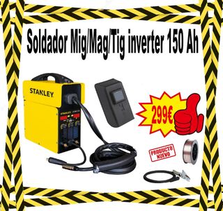 SOLDADOR MIG/MAG/TIG INVERTER 150 Stanley