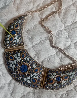 NAINA PMONNAIE Cartera Dorada y Bolsito