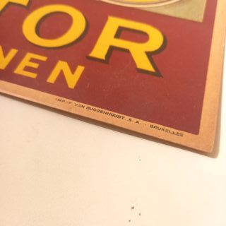 Cartaz publicitário antigo 1930's Radiator 40x30cm