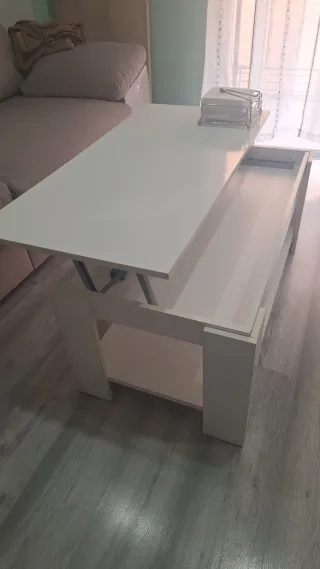 Mesa de centro elevable