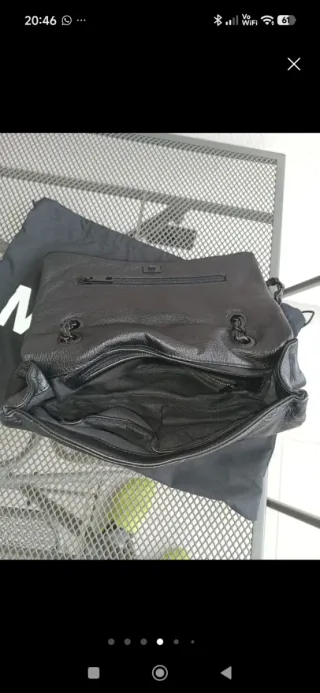 Borsa My Bag nera trapuntata