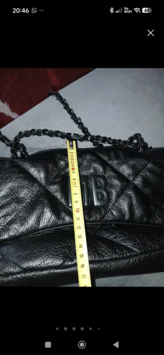 Borsa My Bag nera trapuntata