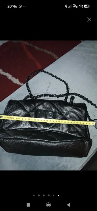 Borsa My Bag nera trapuntata