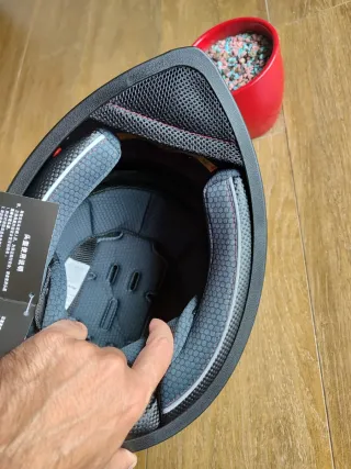 Casco Moto Integral Negro Talla XL Carbono