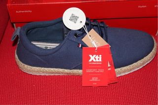 Scarpe Xti blu con suola in corda