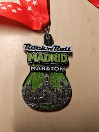 Medalla Rock'n'Roll Madrid Maratón 2014