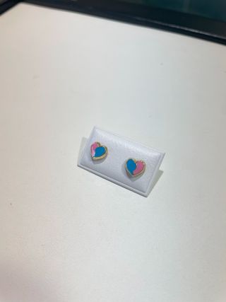 Pendientes Oro 18K Corazón