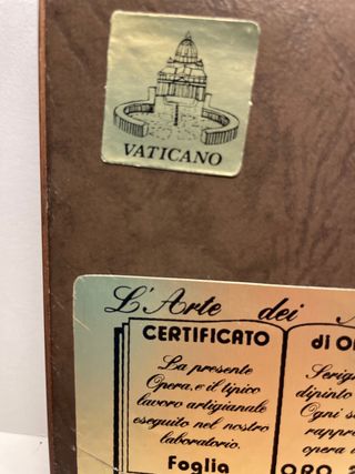 Lotto 2 quadri Littagrafie Vaticano, Loreto