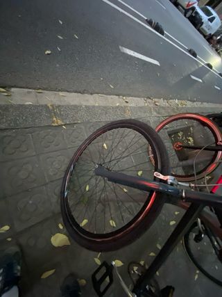 bicicleta fixie urbana