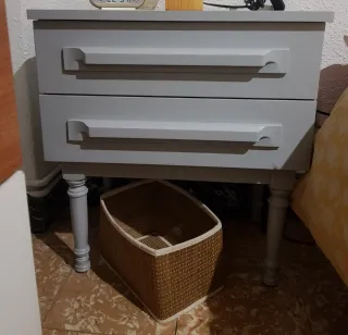 Mesitas de noche de madera (2 unidades)