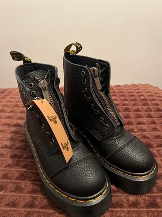 Botas Dr. Martens Negras Cremallera