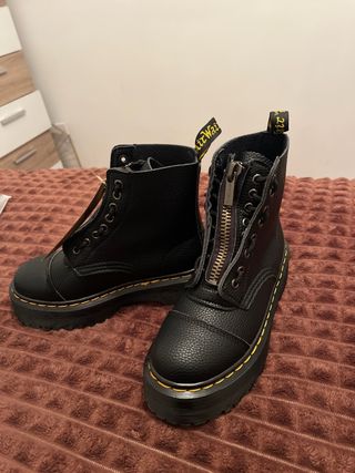 Botas Dr. Martens Negras Cremallera