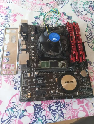 Placa Base ASUS i5 4670 + 16GB RAM + SSD M.2 120GB