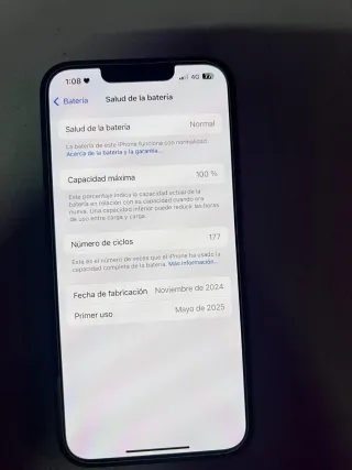 iPhone 16 E con caja y cable