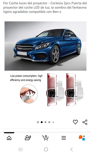 Proyector LED Puerta Coche