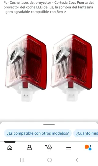 Proyector LED Puerta Coche