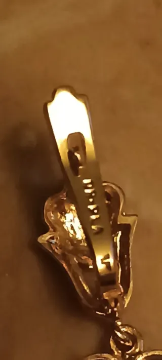 Pendientes Corazón Oro y plata y con cierrecatalan