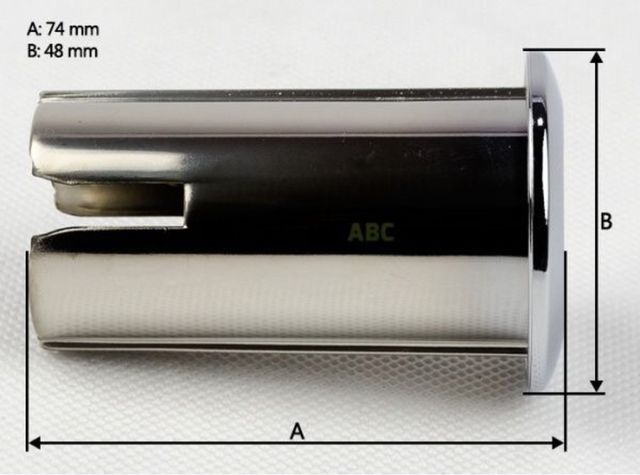 Pulsador doble largo Roca D2D AH0001700R