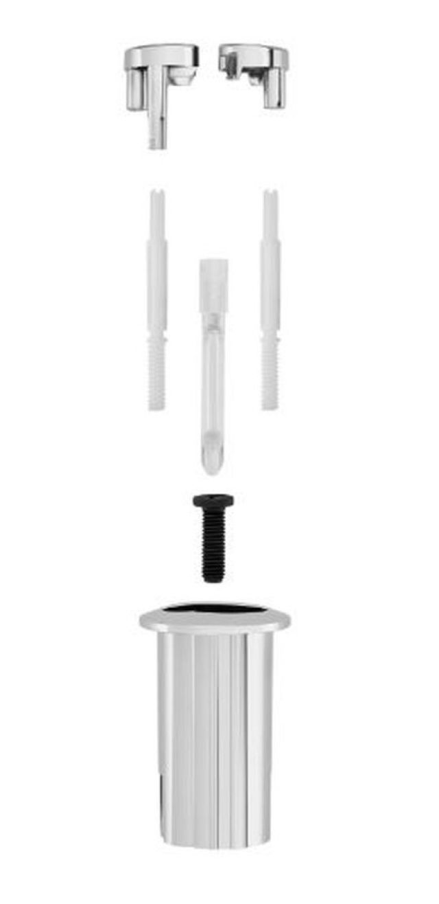 Pulsador doble largo Roca D2D AH0001700R