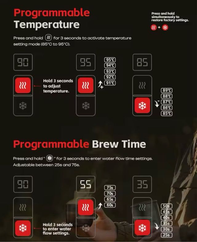 Macchina da caffè portatile Espresso Hibrew H4C Explorer 20B