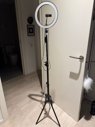 Aro de luz con trípode regulable