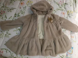 Abrigo Valentina niña beige