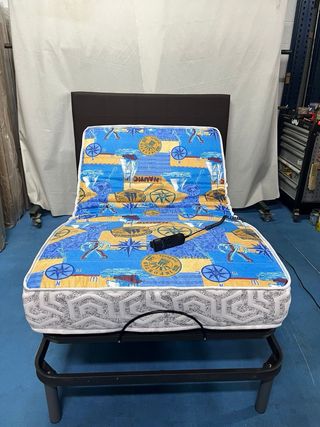 Struttura Letto con Struttura Articolata + Materasso in Lattice 105x190