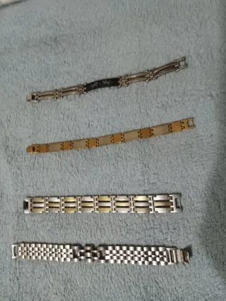4 Pulseras de eslabones