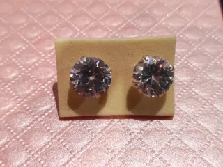 Conjunto Plata y Circonitas Pendientes+Colgante