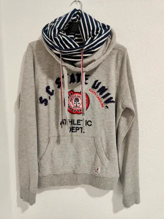 Sudadera de mujer con cuello