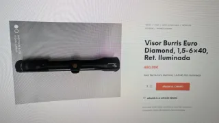 Visor Burris Euro Diamond 1.5-6x40