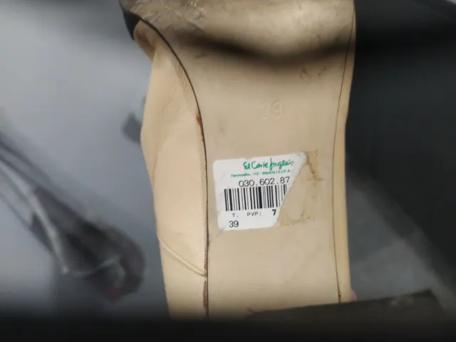 4 pares de Zapatos de tacón mujer talla 39